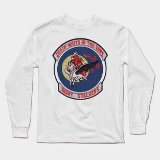 160th NIGHT STALKER : DEATH WAITS IN THE DARK Long Sleeve T-Shirt